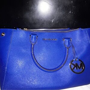Michael Kors Royal Blue Tote Bag